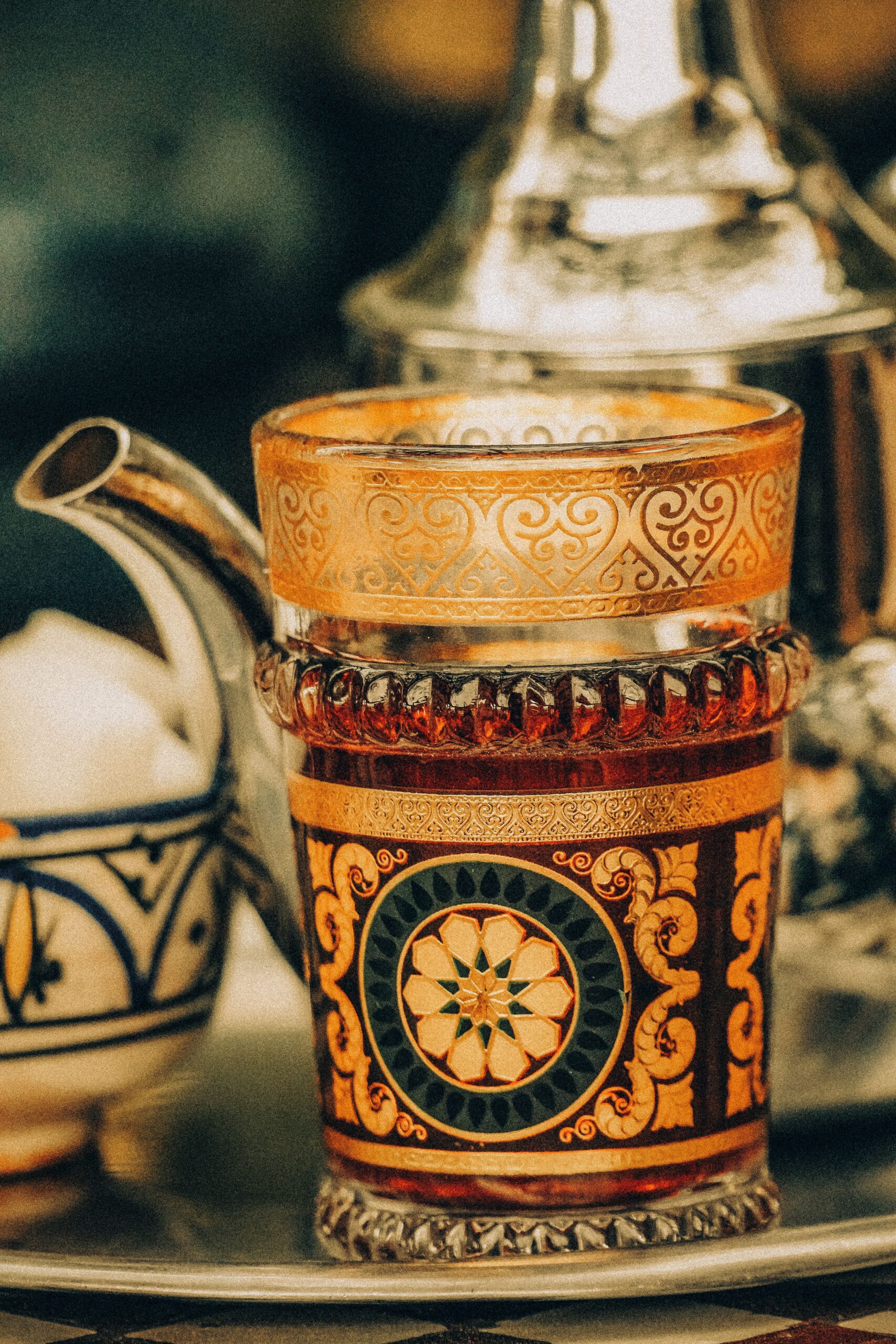Moroccan tea ceremony