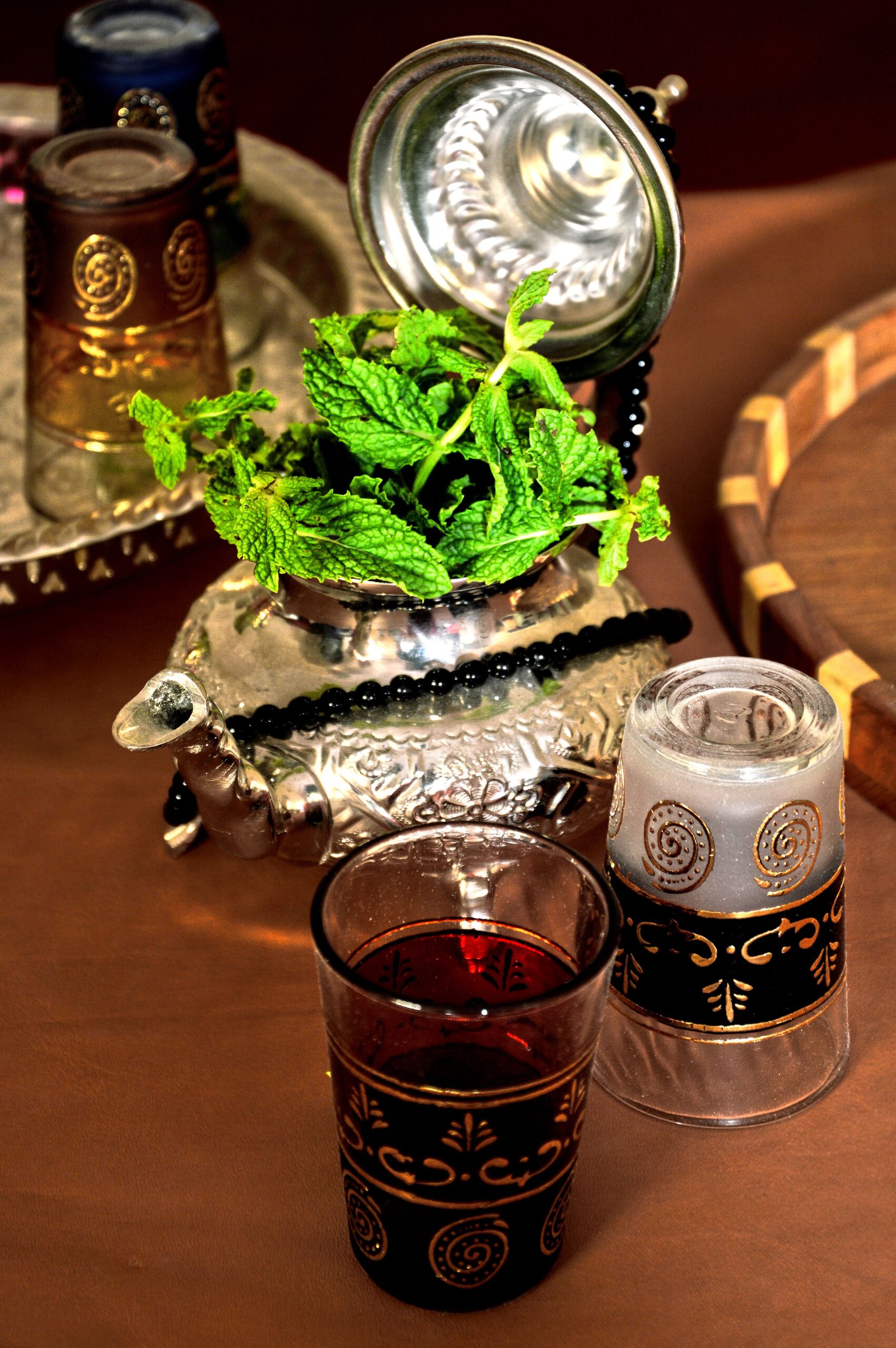 Moroccan tea ceremony